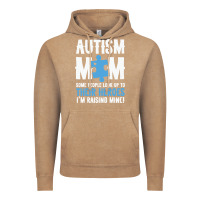 Vintage Coffee lil autism mom Vintage Hoodie - CowhideDigitalArt
