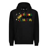 Black strong black queen Premium Hoodie - Artiststas