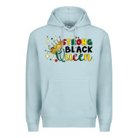 Blue Mist strong black queen Premium Hoodie - Artiststas