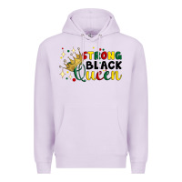 Lilac strong black queen Premium Hoodie - Artiststas