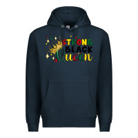 Navy strong black queen Premium Hoodie - Artiststas
