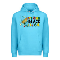 Ocean Blue strong black queen Premium Hoodie - Artiststas
