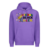 Purple strong black queen Premium Hoodie - Artiststas