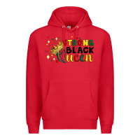 Red strong black queen Premium Hoodie - Artiststas