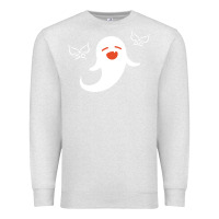 Oatmeal Heather genshin impact hu tao  spirit ghost art lightweight Premium Sweatshirt - DesigneFamous