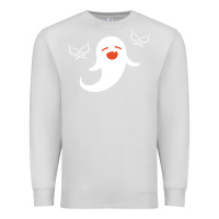 Dove Grey genshin impact hu tao  spirit ghost art lightweight Premium Sweatshirt - DesigneFamous