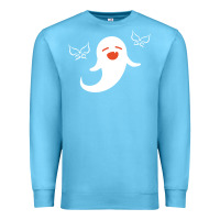 Ocean Blue genshin impact hu tao  spirit ghost art lightweight Premium Sweatshirt - DesigneFamous
