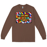 Chestnut hispanic heritage flags Long Sleeve Tee - BundleAndBundleShop