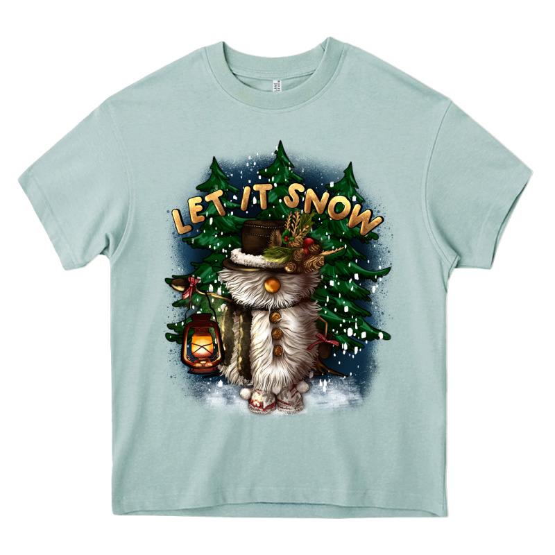 Let It Snow Heavy Core Tee by CowGirlArtShop | Teevron