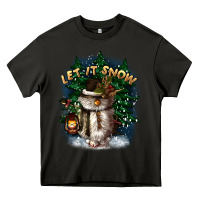 Asphalt let it snow Heavy Core Tee - CowGirlArtShop