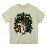Mossy let it snow Heavy Core Tee - CowGirlArtShop