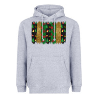 Heather Grey Christmas brush stoke Heavyweight Hoodie - JahusDesignShop