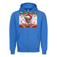 True Royal merry christmas cow Zipper Hoodie - JahusDesignShop