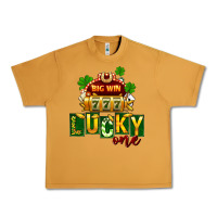 Peanut Butter St Patricks Lucky One Urban Heavy Tee - FaDigitalArtStudio