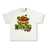 Pistachio St Patricks Lucky One Urban Heavy Tee - FaDigitalArtStudio
