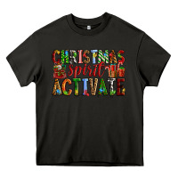 Asphalt Christmas Spirit Activate Heavy Core Tee - RanaPortraitStore