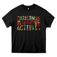 Black Christmas Spirit Activate Heavy Core Tee - RanaPortraitStore