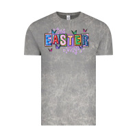 Cloud Rock easter with leopard Vintage Tee - FaDigitalArtStudio