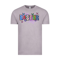 Vintage Zinc easter with leopard Vintage Tee - FaDigitalArtStudio