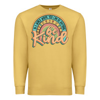 Antique Gold be kind Premium Sweatshirt - JahusDesignShop