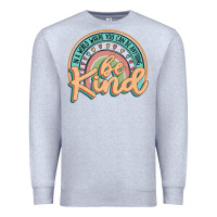Heather Grey be kind Premium Sweatshirt - JahusDesignShop