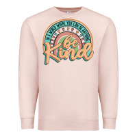Pale Pink be kind Premium Sweatshirt - JahusDesignShop