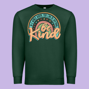 Be Kind Premium Sweatshirt Designed By Jahusdesignshop