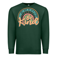 Sports Green be kind Premium Sweatshirt - JahusDesignShop