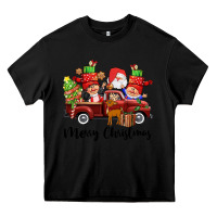 Black merry christmas truck gnomies Heavy Core Tee - CowGirlArtShop
