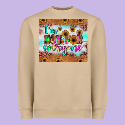 I'm Not For Everyone Heavyweight Sweatshirt Designed By Jahusdesignshop
