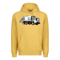Antique Gold garbage truck Premium Hoodie - Artiststas