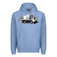 Colony Blue garbage truck Premium Hoodie - Artiststas