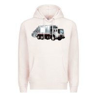 Pale Pink garbage truck Premium Hoodie - Artiststas