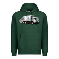 Sports Green garbage truck Premium Hoodie - Artiststas