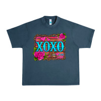 Midnight Navy xoxo valentine's day pink roses and hearts Urban Heavy Tee - Jasminsmagicworld