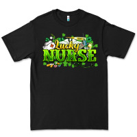 Black Lucky Nurse St. Patrick's Day Premium Tee - HowdyJamesFarm
