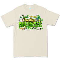 Bone Lucky Nurse St. Patrick's Day Premium Tee - HowdyJamesFarm