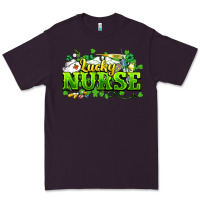Plum Lucky Nurse St. Patrick's Day Premium Tee - HowdyJamesFarm