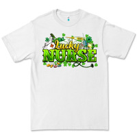White Lucky Nurse St. Patrick's Day Premium Tee - HowdyJamesFarm