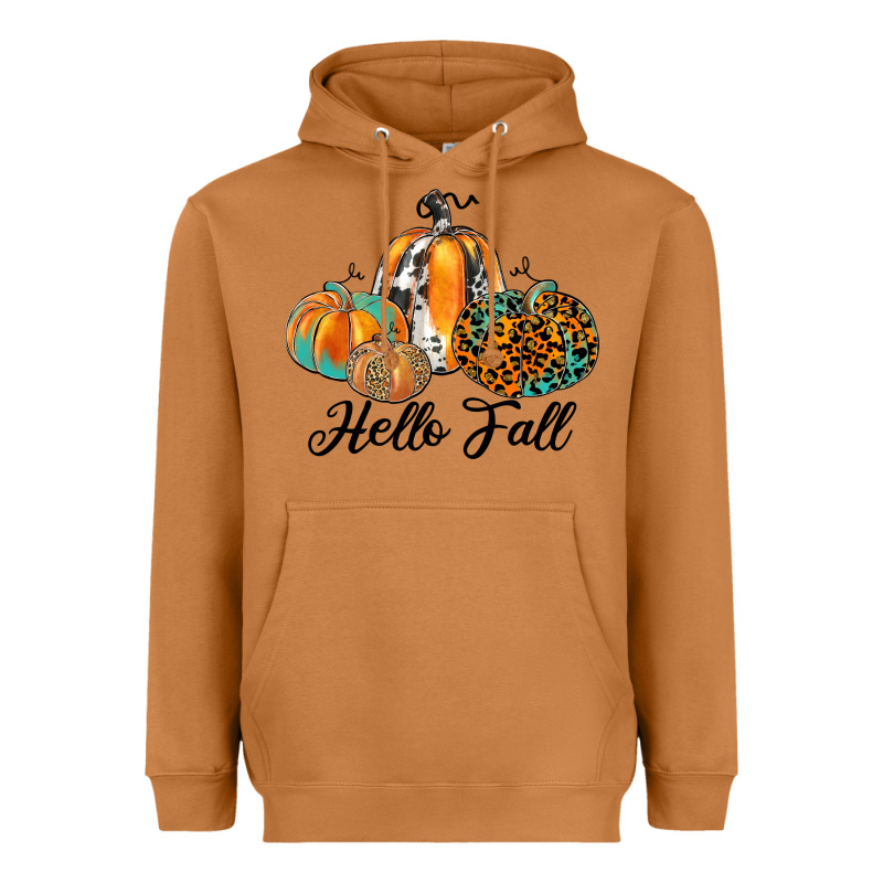 Hello Fall Heavyweight Hoodie by JahusDesignShop | Teevron