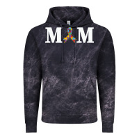 Cloud Black LIL Autism Mom Vintage Hoodie - CowhideDigitalArt