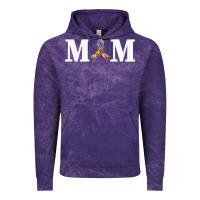 Cloud Purple LIL Autism Mom Vintage Hoodie - CowhideDigitalArt