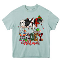 Arona mooey christmas cow Heavy Core Tee - CowGirlArtShop