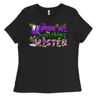 Black Pour me something mister Ladies Tee - FaDigitalArtStudio