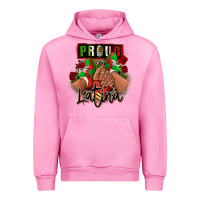 Fuchsia Pink Proud Latina Mexican sneakers Urban Hoodie - RanaPortraitStore