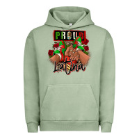 Pigment Oil Green Proud Latina Mexican sneakers Urban Hoodie - RanaPortraitStore
