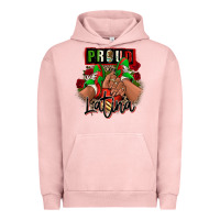 Pigment Salmon Proud Latina Mexican sneakers Urban Hoodie - RanaPortraitStore