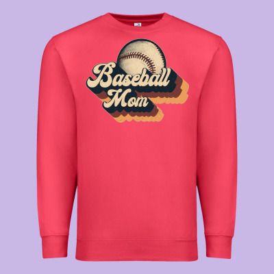 Baseball Mom Premium Sweatshirt Designed By Jahusdesignshop