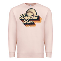 Pale Pink baseball mom Premium Sweatshirt - JahusDesignShop