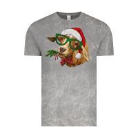 Cloud Rock christmas goat Vintage Tee - RanaPortraitStore
